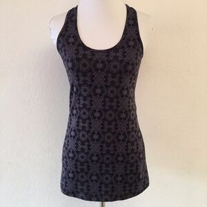 Lululemon Cool Racerback Tank Top 4 Purple Black